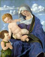 欧洲12-19世纪油画三_CATENA, Vincenzo - The Madonna and Child with the Infant Saint John